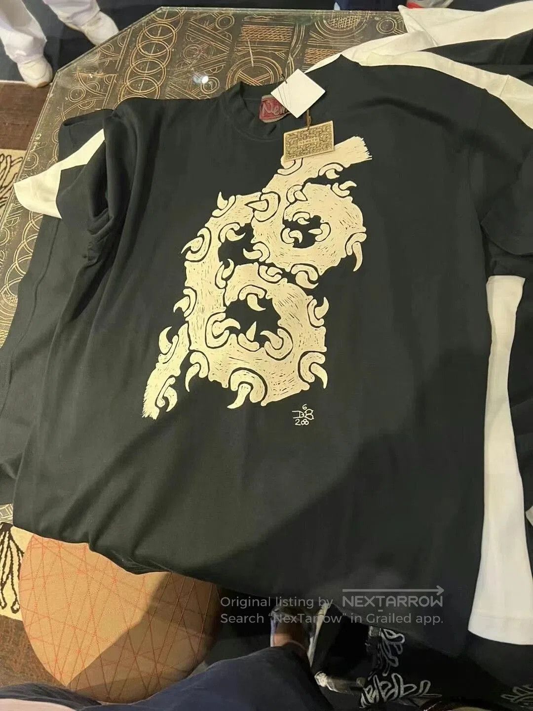 Christopher Nemeth Nemeth Short Sleeve T-Shirt with Design. Size US M / EU 48-50 / 2 - 2 Thumbnail