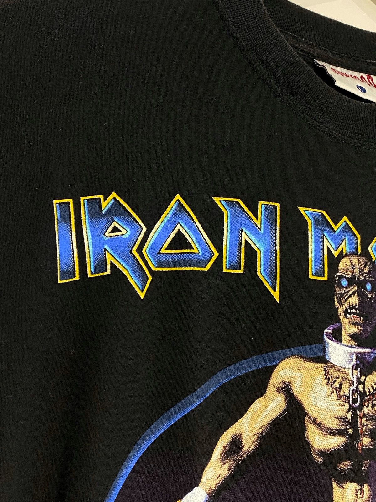 Band Tees Vintage 1999 Iron Maiden Ed Hunter Tour Metal T-shirt Size US L / EU 52-54 / 3 - 4 Thumbnail