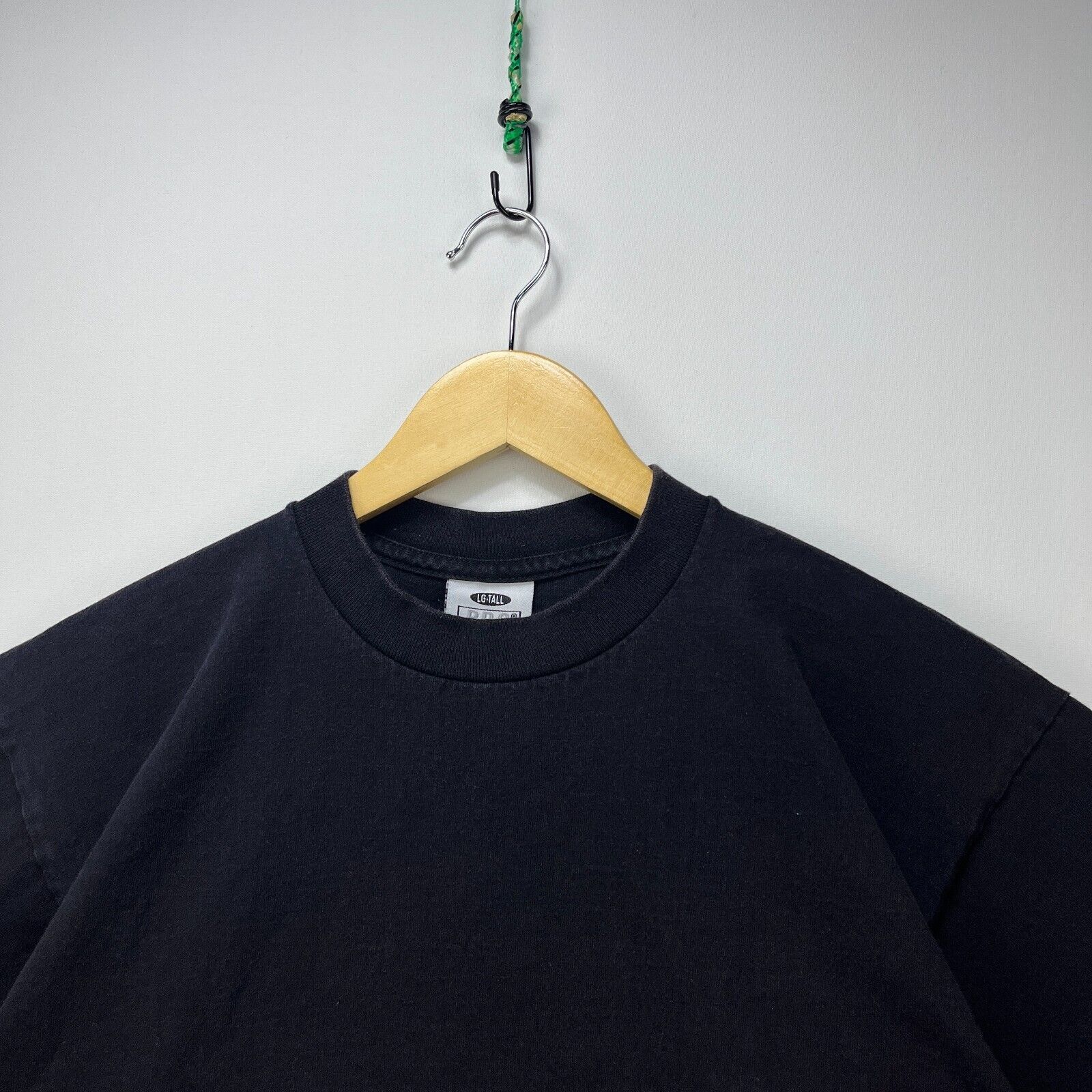 Vintage Vintage '90s Sun-Faded Blank Black Heavyweight ProClub Large Size US L / EU 52-54 / 3 - 3 Thumbnail