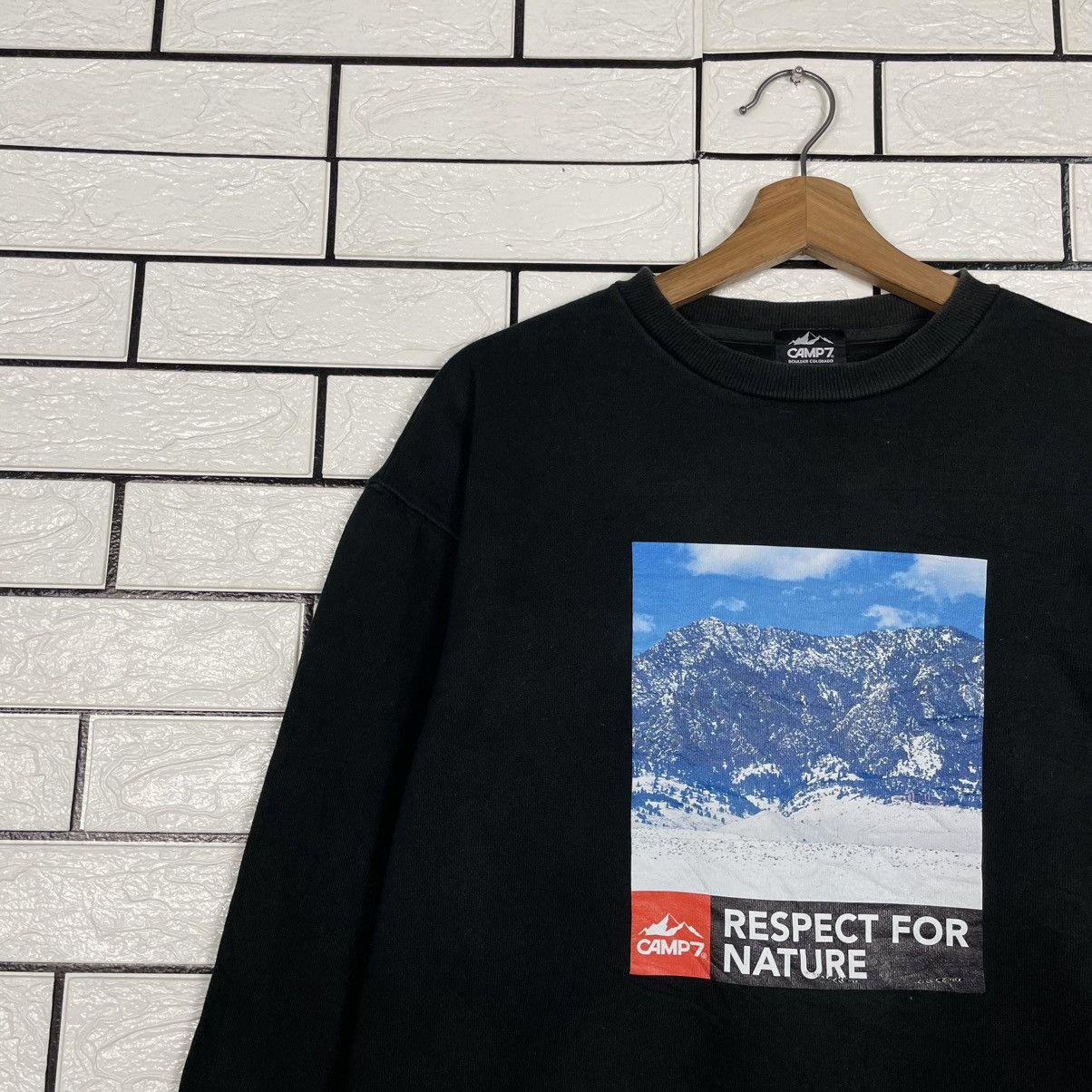 Japanese Brand Japanese Brand Camp 7 Crewneck Sweatshirt Size US M / EU 48-50 / 2 - 6 Thumbnail