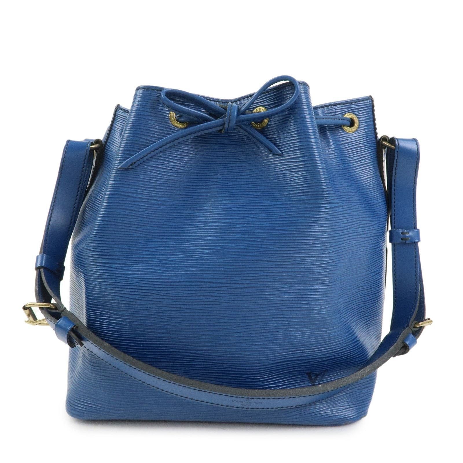 Louis Vuitton Louis Vuitton Epi Petit Noe Shoulder Bag Leather Bucket Blue Size ONE SIZE - 1 Thumbnail