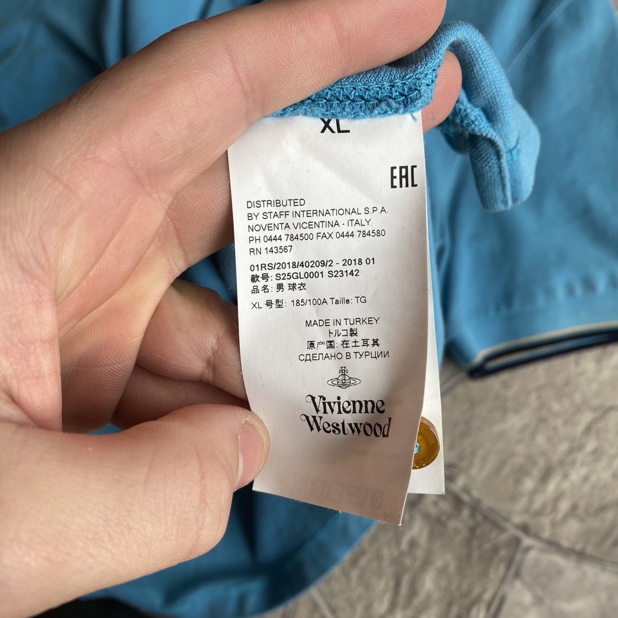Vivienne Westwood Vivienne Westwood Polo T-Shirt Orb Logo Luxury Size US XL / EU 56 / 4 - 8 Thumbnail