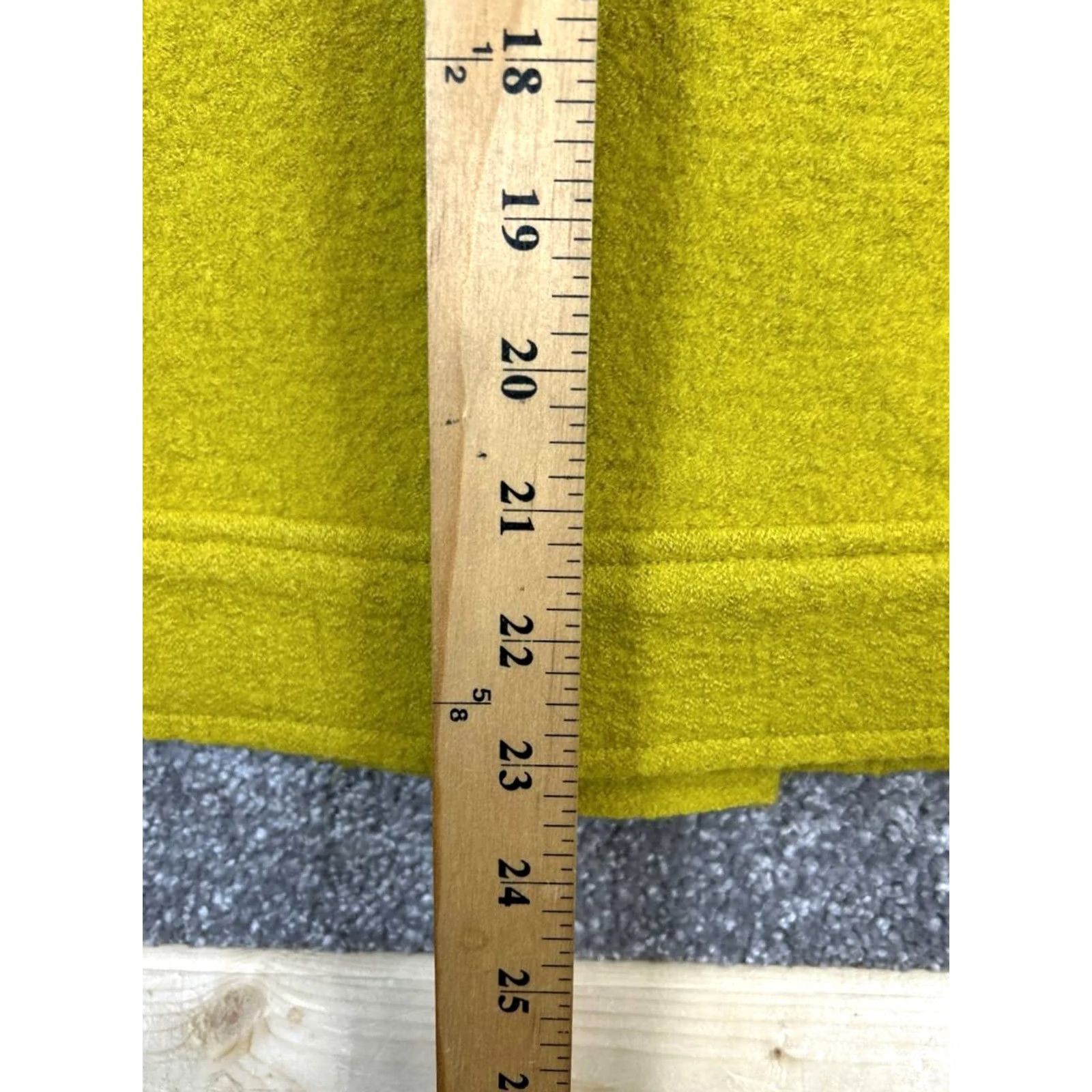 Vintage Tahari Jacket Womens Small Yellow Wool Blend Full Zip Size S / US 4 / IT 40 - 8 Thumbnail