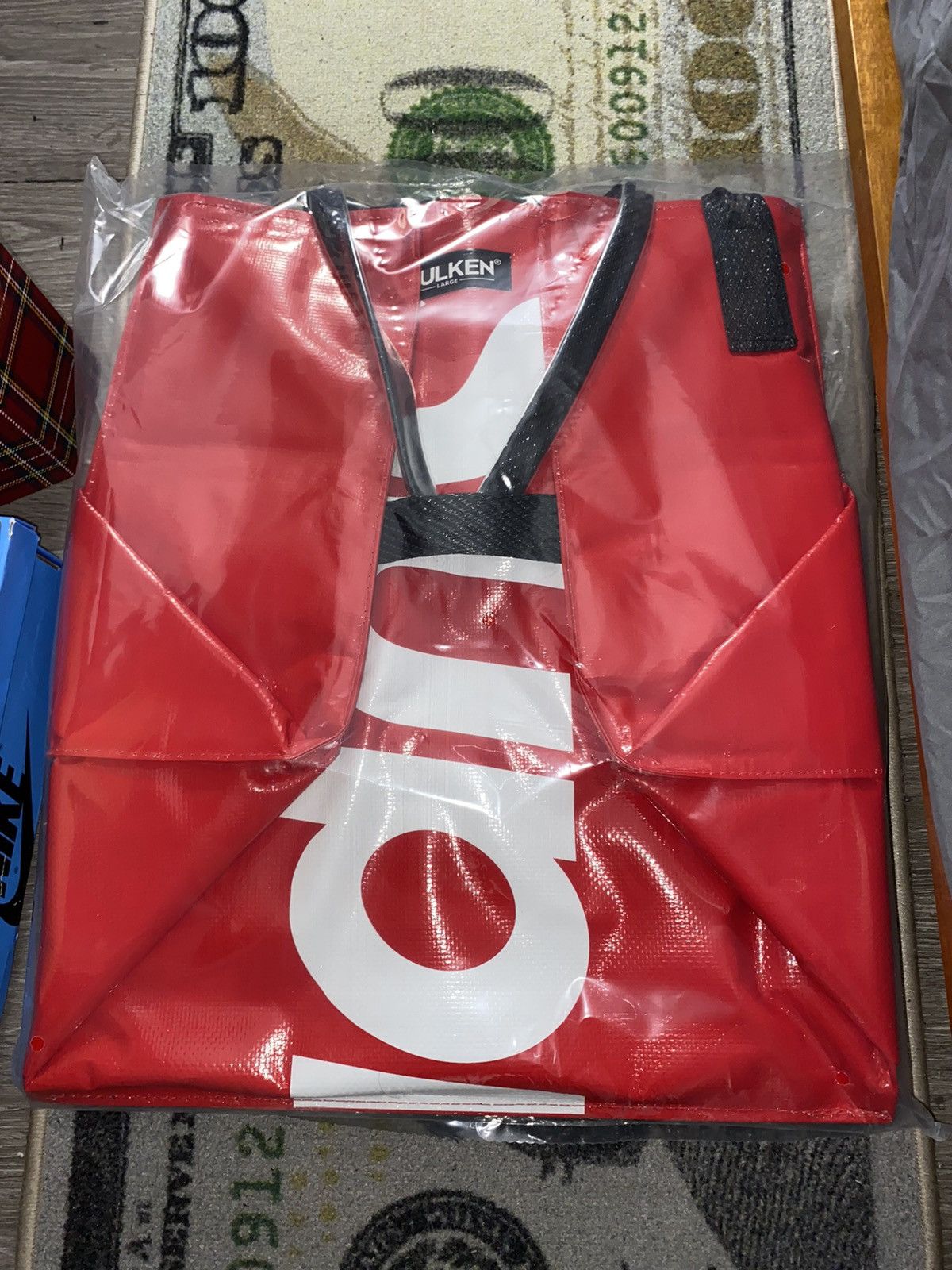 Supreme Hulken Rolling Tote Bag シュプリーム HULKEN SUPREME Rolling Tote Bag Color Red NEW | eBay