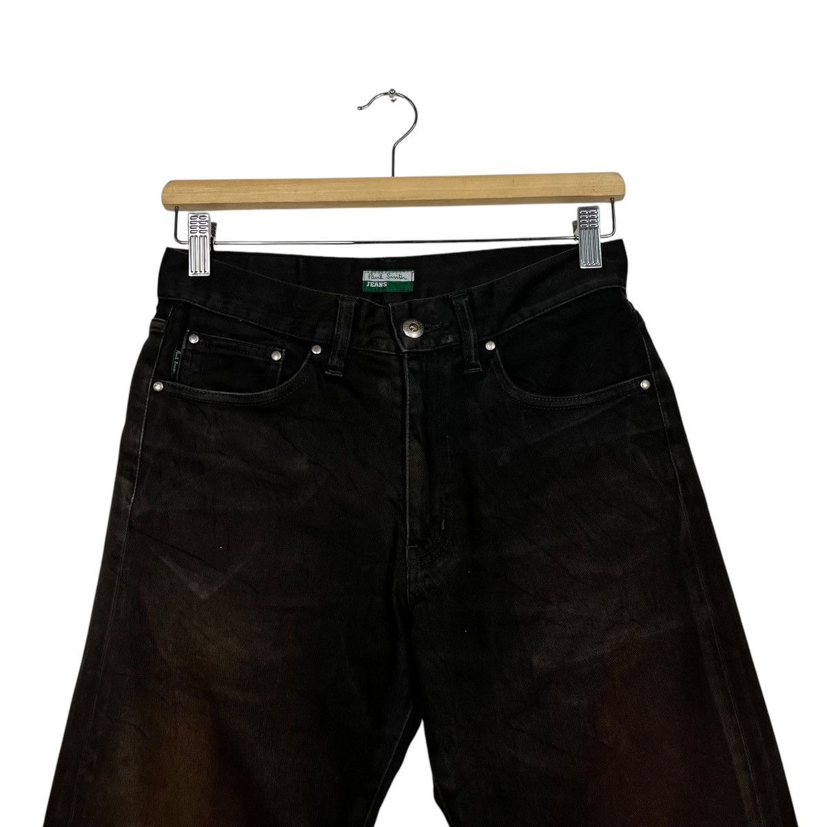 Paul Smith Vintage Paul Smith Black Denim Jeans Size 29" - 2 Thumbnail