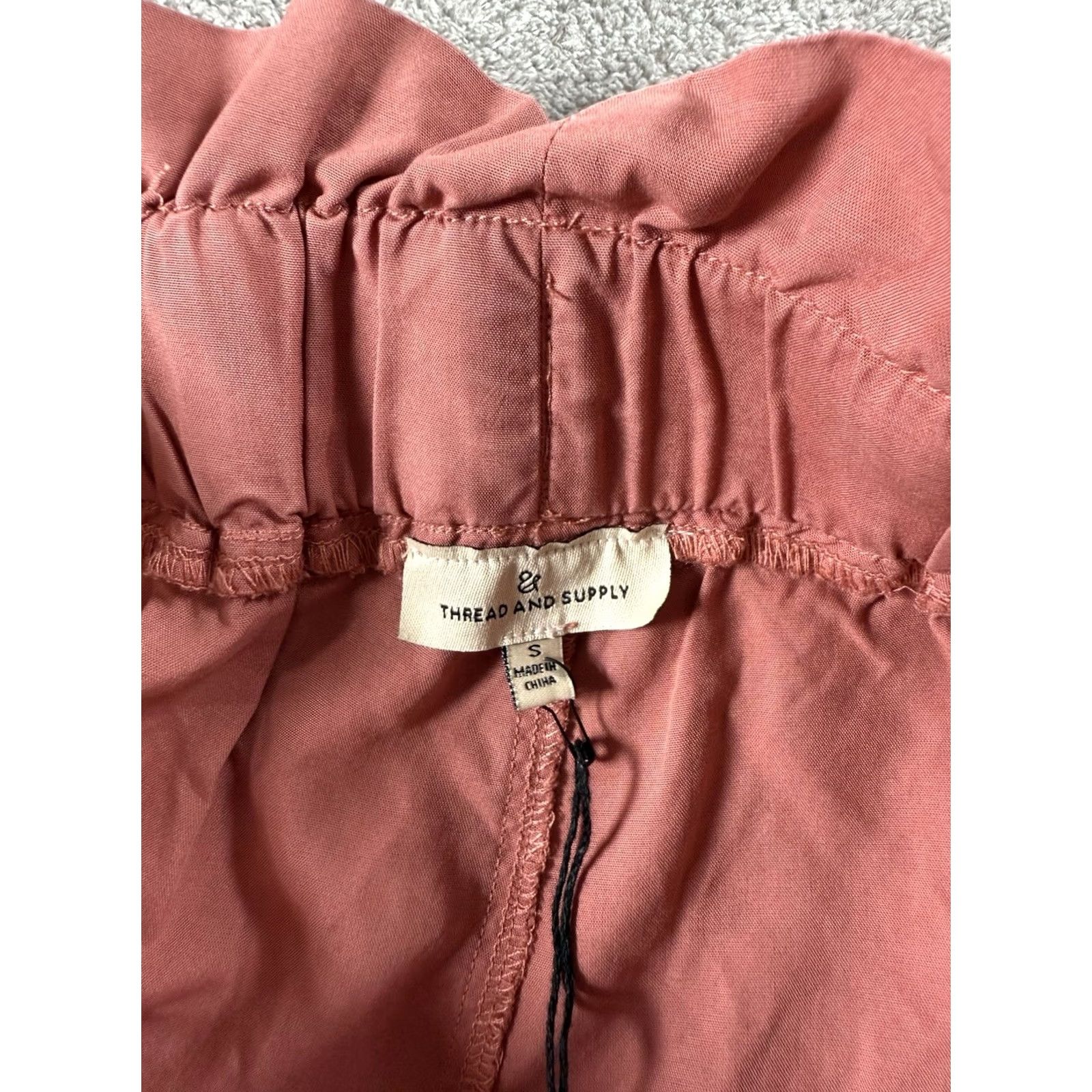 Vintage DRY GOODS Rose Pants Womens S Straight Cotton Ankle Beach Resort Work NWOT Rose Pants Womens S Size 28" / US 6 / IT 42 - 3 Thumbnail