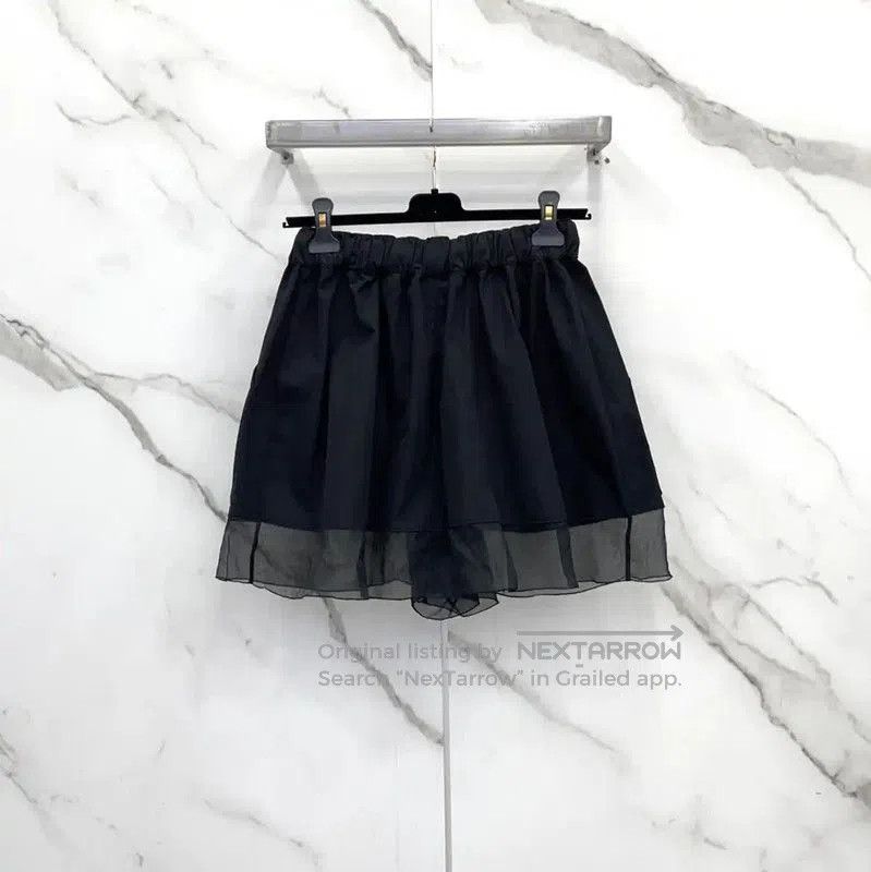 Chanel Chanel Black Cotton Blend Women's Shorts . Size 23" - 1 Thumbnail