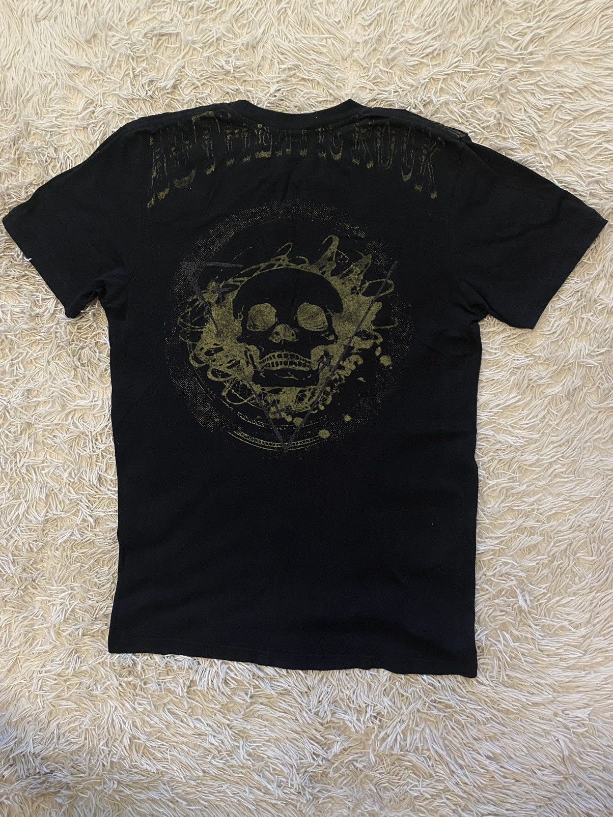 Affliction × Vintage Rare OZ Name Skulls Affliction Style Cyber-Y2K Tee Size US M / EU 48-50 / 2 - 1 Thumbnail