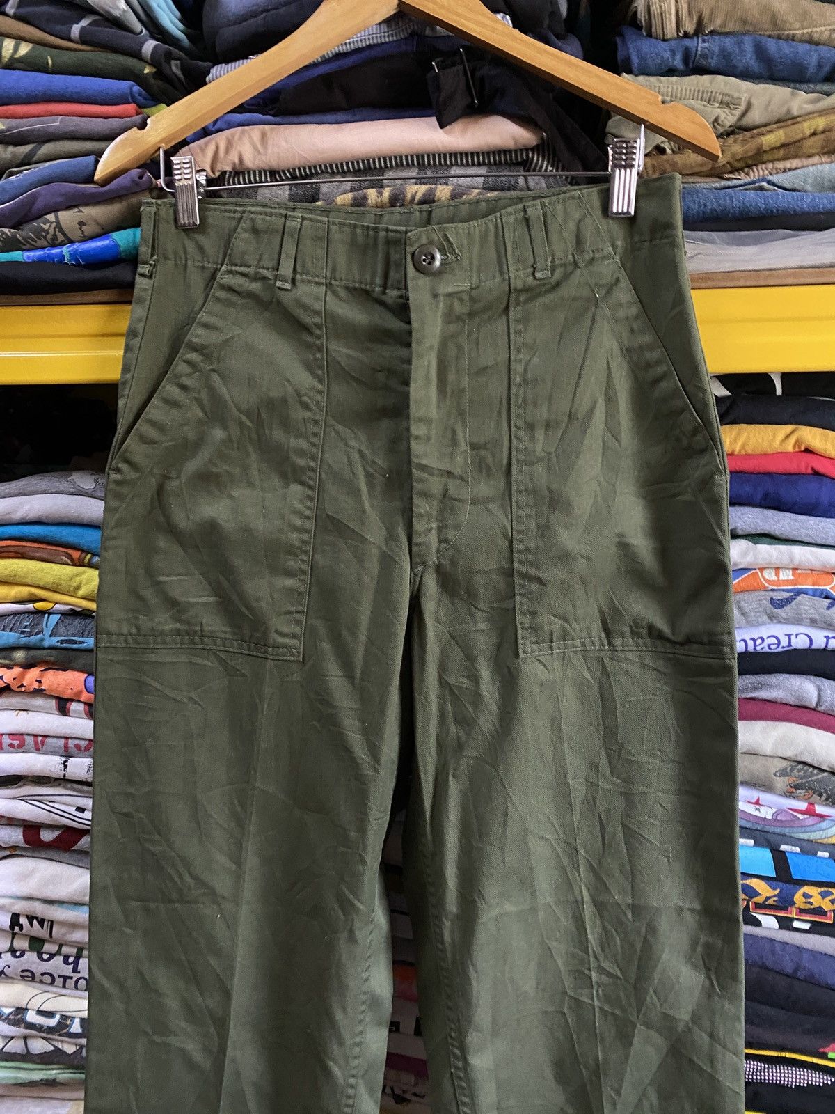 Vintage Vintage Dutch Shell Military olive green army pants Size US 30 / EU 46 - 3 Thumbnail