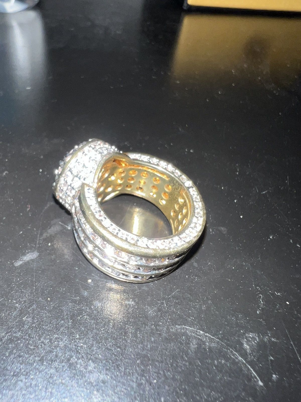 Jewelry Iced out Pinky Ring Size ONE SIZE - 2 Thumbnail