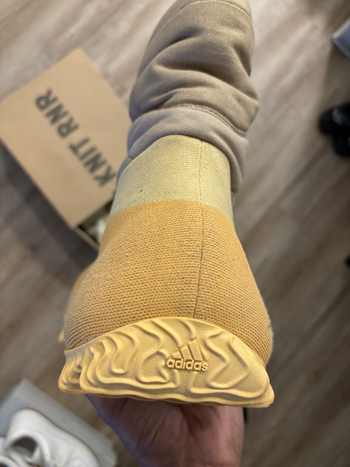 Adidas Adidas Yeezy Knit RNR boot “Sulfur” Size US 9 / EU 42 - 3 Thumbnail