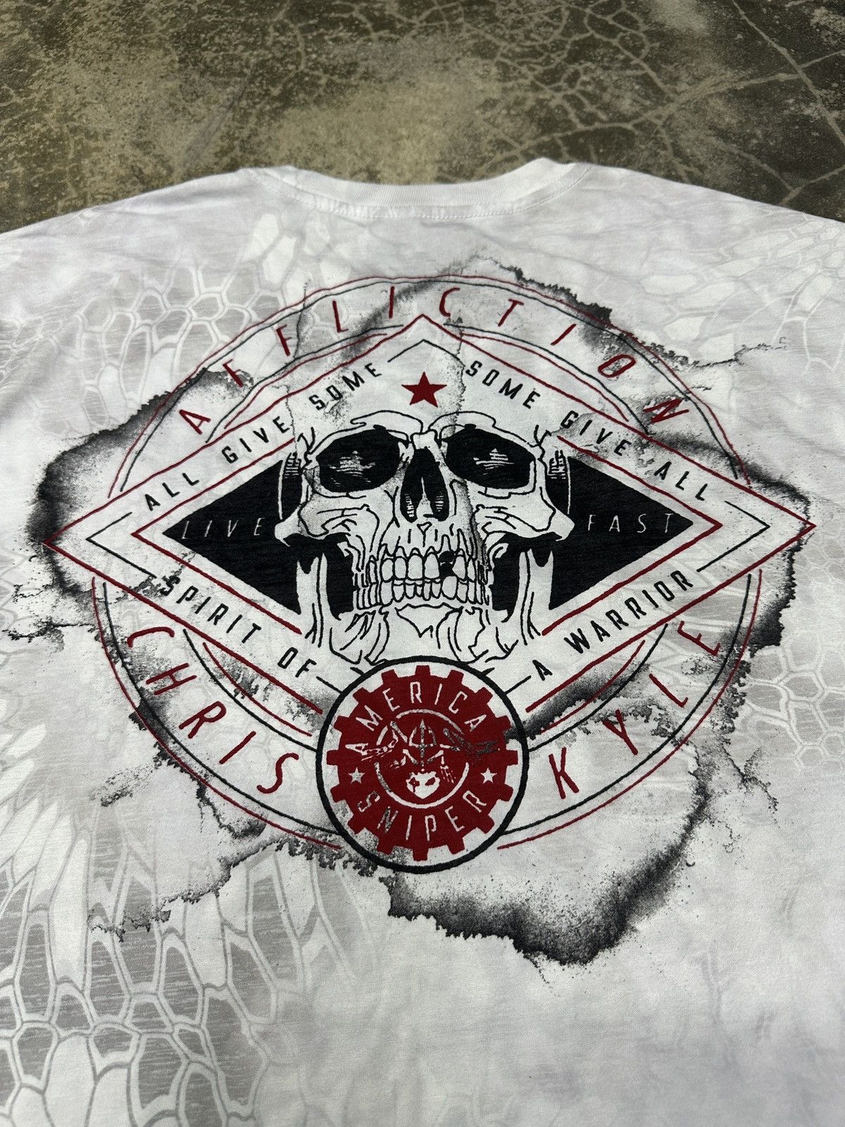 Tapout Rare 🔥 Affliction Chris Kyle tshirt Size US XL / EU 56 / 4 - 5 Thumbnail