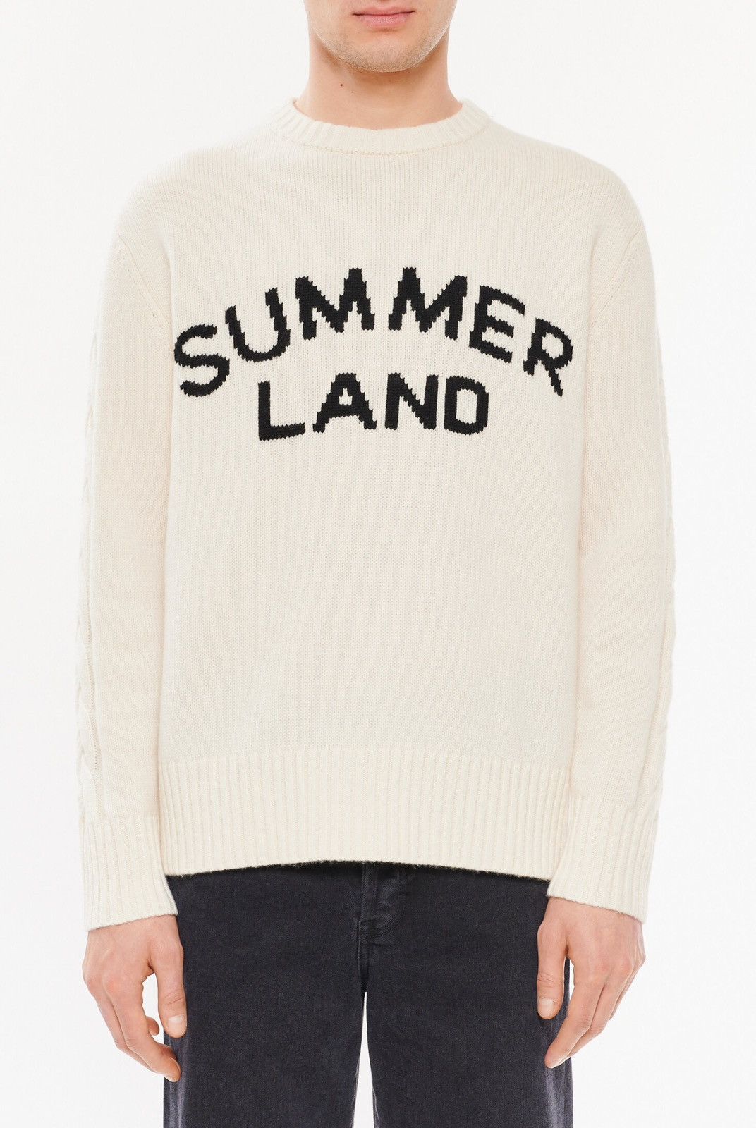 Nahmias Last Size Nahmias Summerland Knit Wool & Cashmere Sweater Size US L / EU 52-54 / 3 - 1 Thumbnail