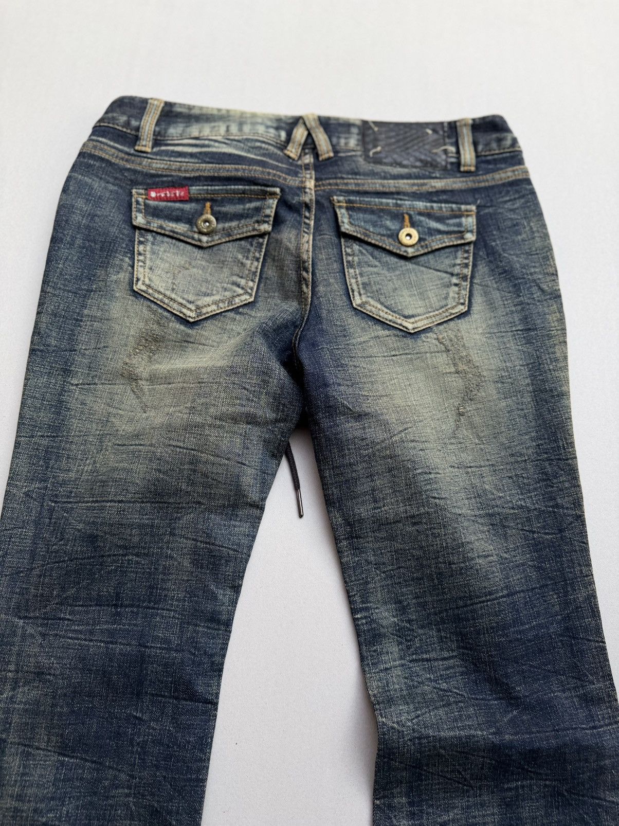 Japanese Brand Lace up flare jeans Size US 26 / EU 42 - 4 Thumbnail