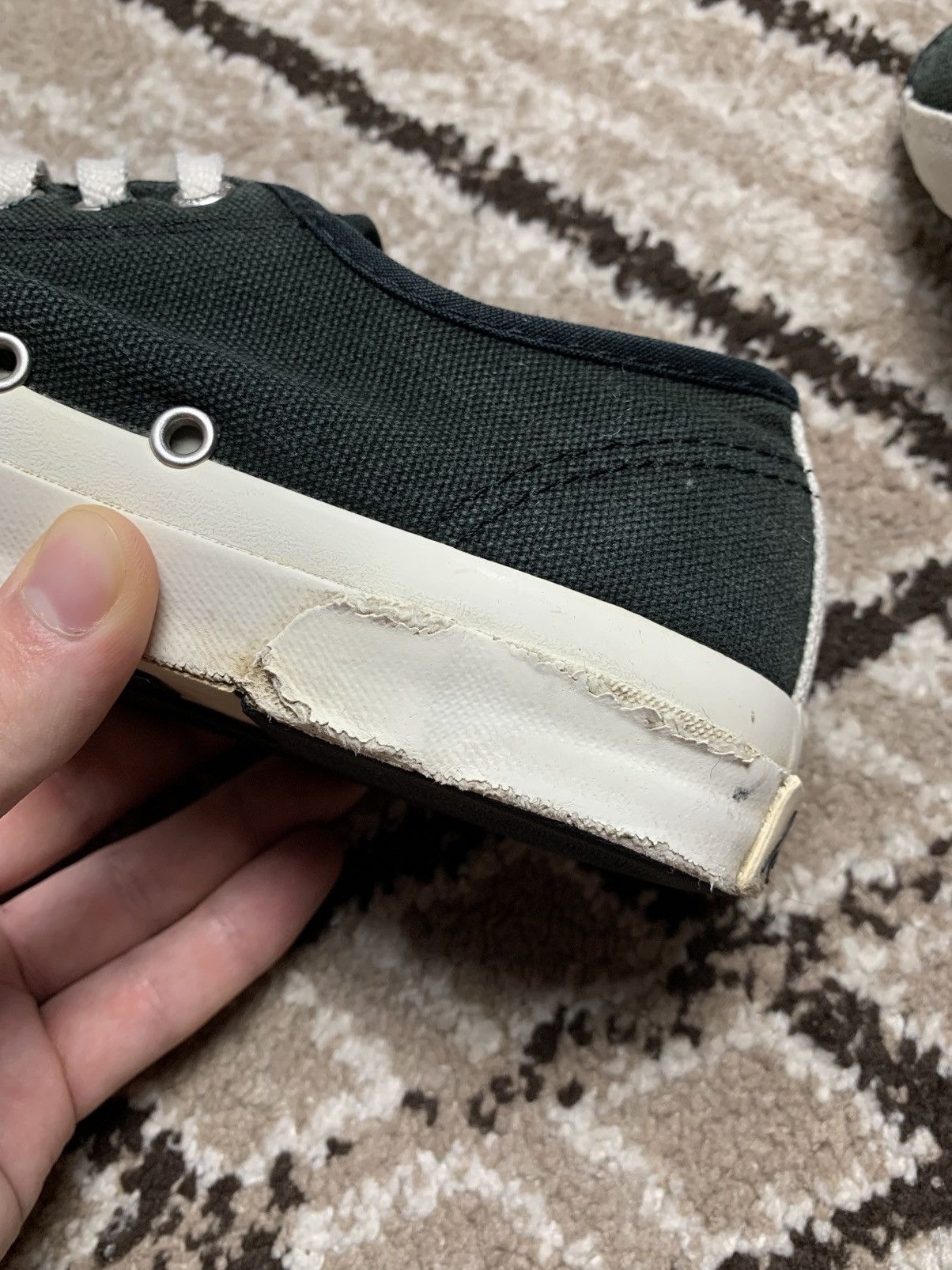 Comme des Garcons PLAY × Converse Converse Jack Purcell x CDG 2008 Collaboration Size US 6.5 / EU 39-40 - 14 Thumbnail