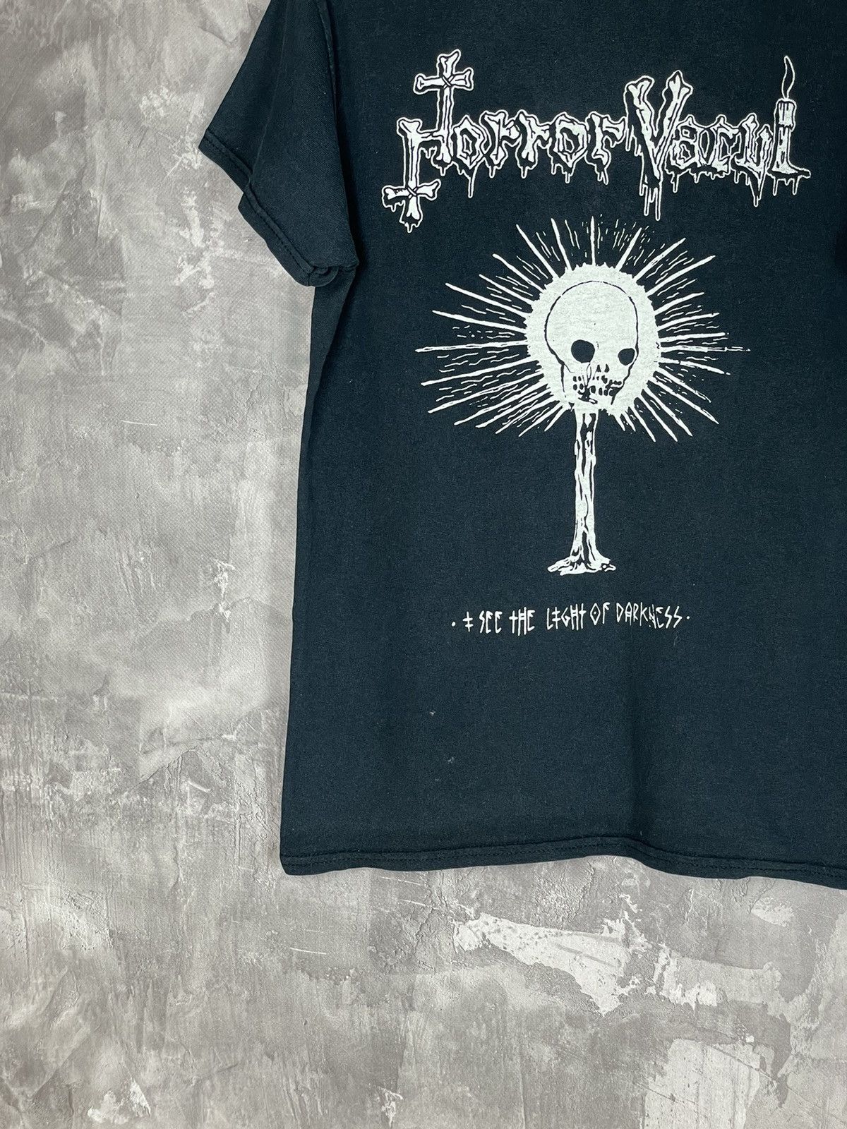 Band Tees × Vintage VINTAGE HORROR VACUI HORROR GOTH SKULL Y2K T Shirt Size US S / EU 44-46 / 1 - 5 Thumbnail