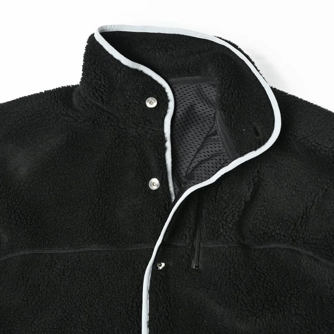 Japanese Brand SIMPLYCOMPLICATED C-ALL FLEECE JACKET BLACK Size US L / EU 52-54 / 3 - 3 Thumbnail