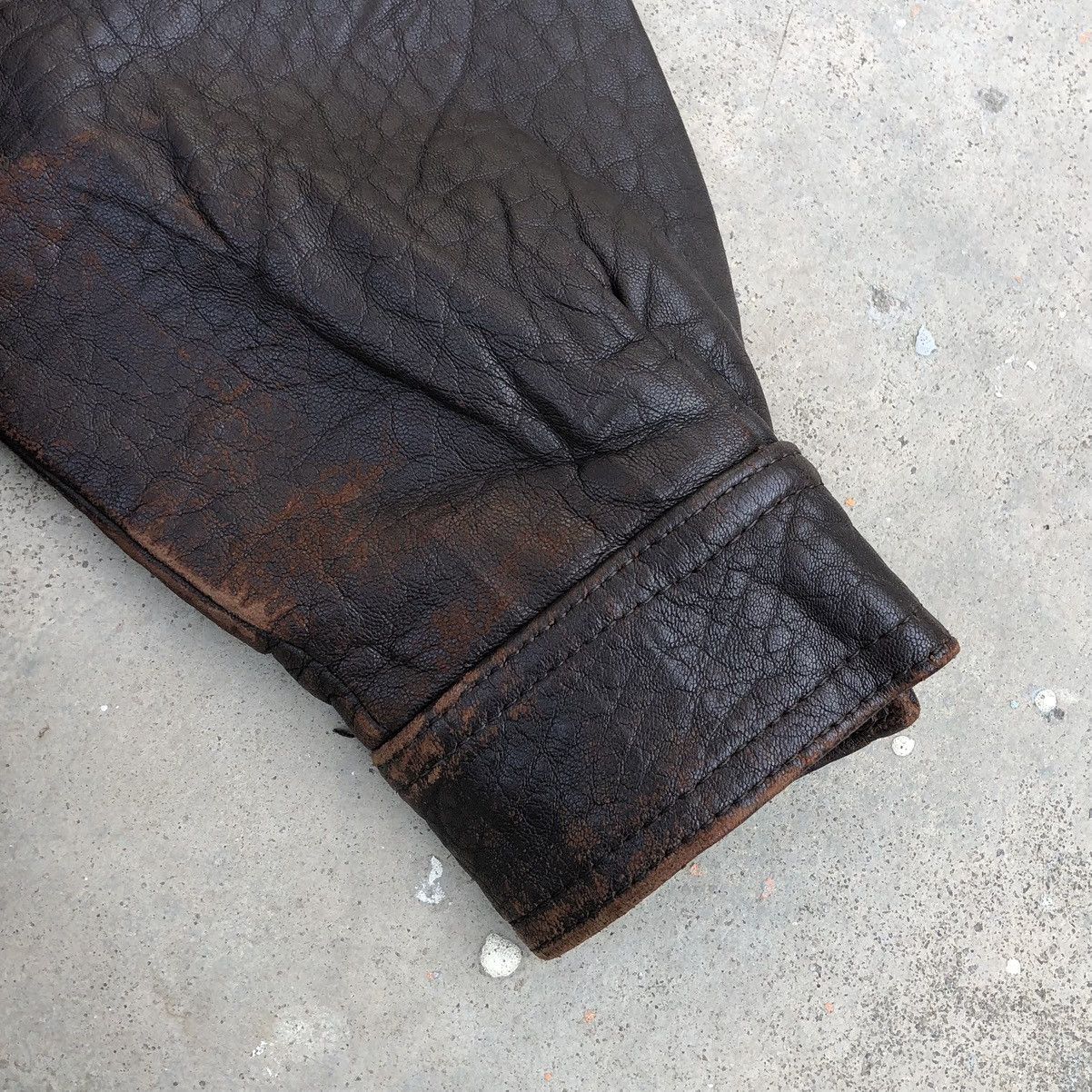 Japanese Brand Vintage Man Mirage Sheepskin Bomber Jacket Size US L / EU 52-54 / 3 - 16 Thumbnail