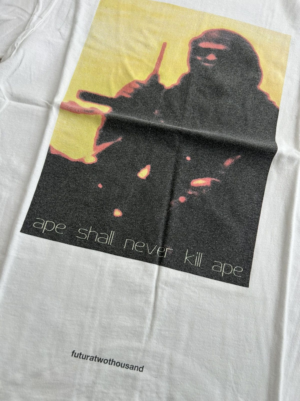 Bape VERY RARE OG 1996 A BATHING APE X FUTURA A.S.N.K.A TEE Size US L / EU 52-54 / 3 - 3 Thumbnail