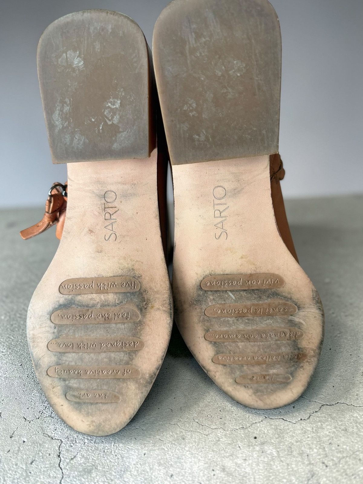 Franco Sarto SARTO Franco Sarto Brown Leather Ankle Boots Women’sSize8.5M Size US 8.5 / IT 38.5 - 6 Thumbnail