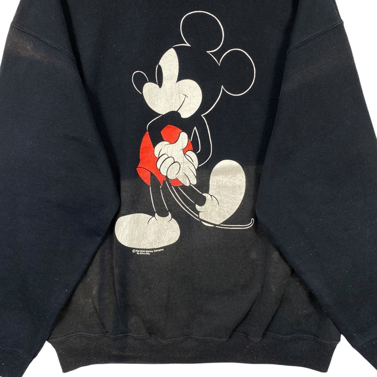 Mickey Mouse × Tultex × Vintage Vintage 90's MICKEY MOUSE CALIFORNIA Faded Crewneck Size US L / EU 52-54 / 3 - 6 Thumbnail