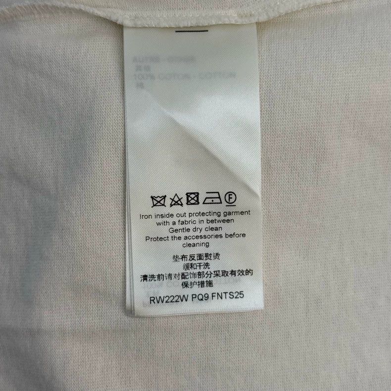 Louis Vuitton Louis Vuitton Milk white pentagram logo chain short sleeve Size US L / EU 52-54 / 3 - 6 Thumbnail