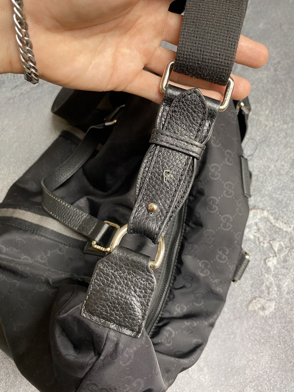 Gucci Gucci GG Supreme Canvas Duffle Bag XL Size ONE SIZE - 8 Thumbnail