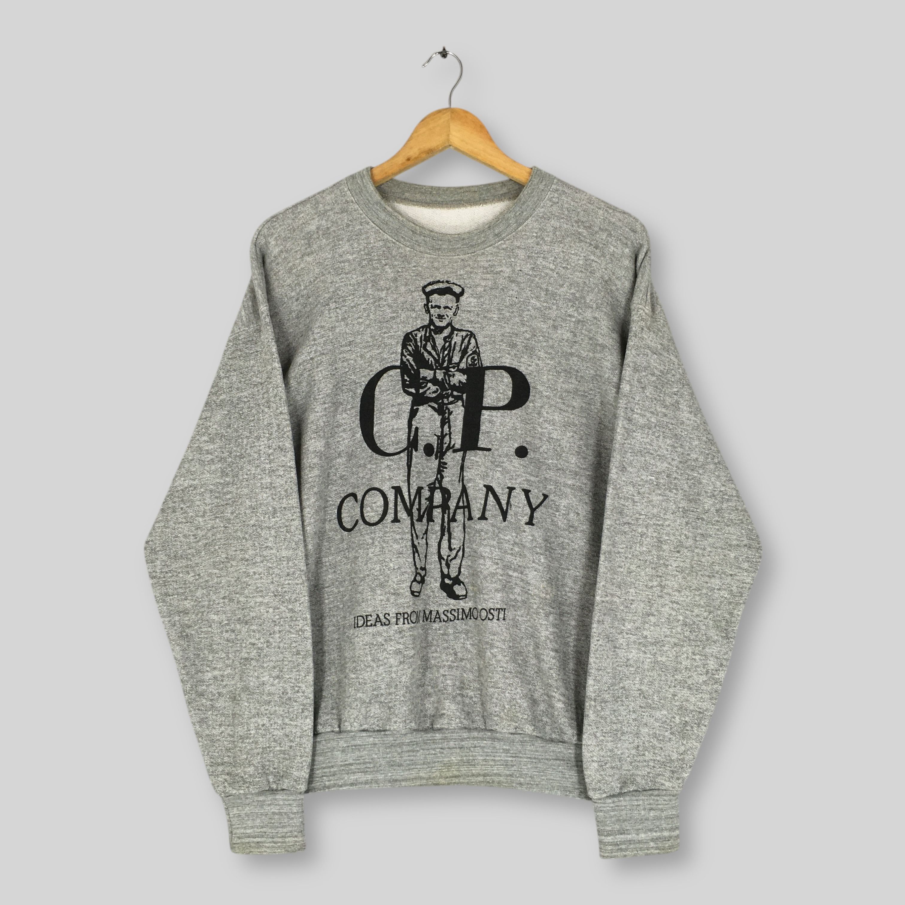 C.P. Company Vintage 90s C.P. Company Gray Sweatshirt Large Size US L / EU 52-54 / 3 - 1 Thumbnail