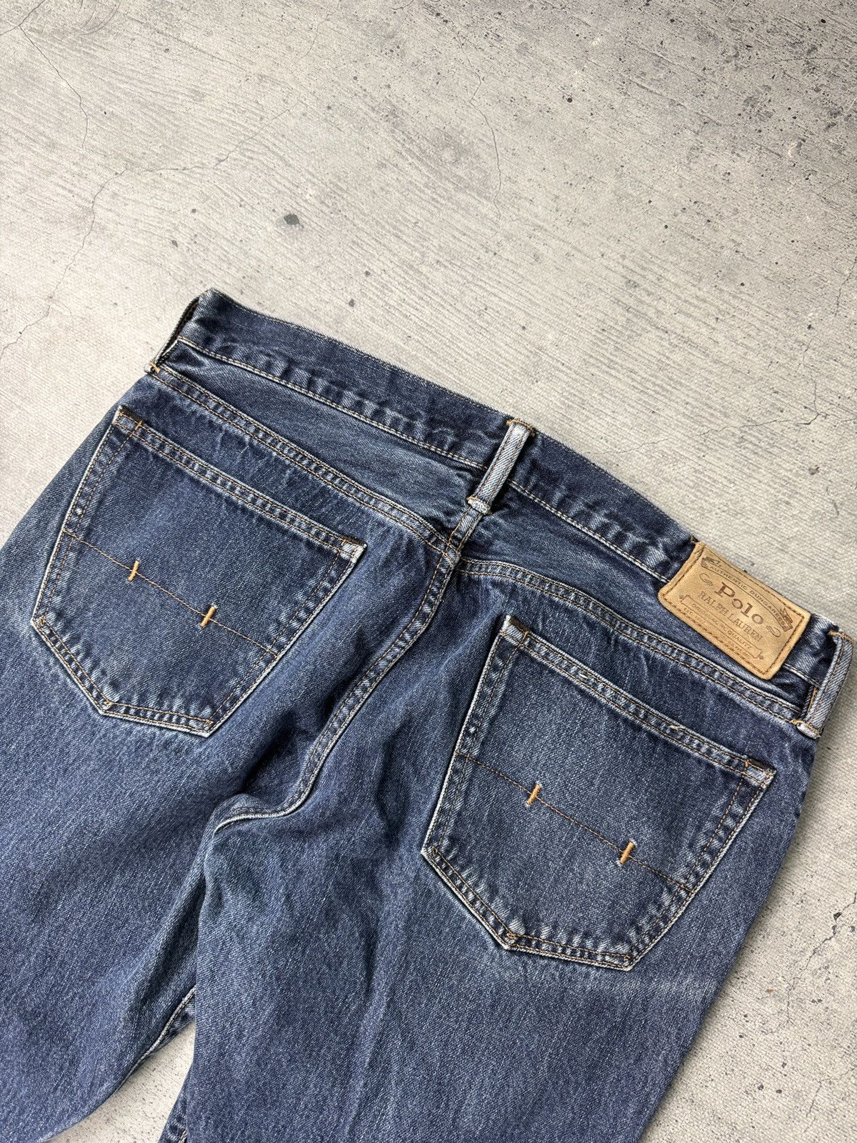 Polo Ralph Lauren Polo Ralph Lauren Jeans Men34x32 Blue Denim Varick Patchwork Size US M / EU 48-50 / 2 - 4 Thumbnail