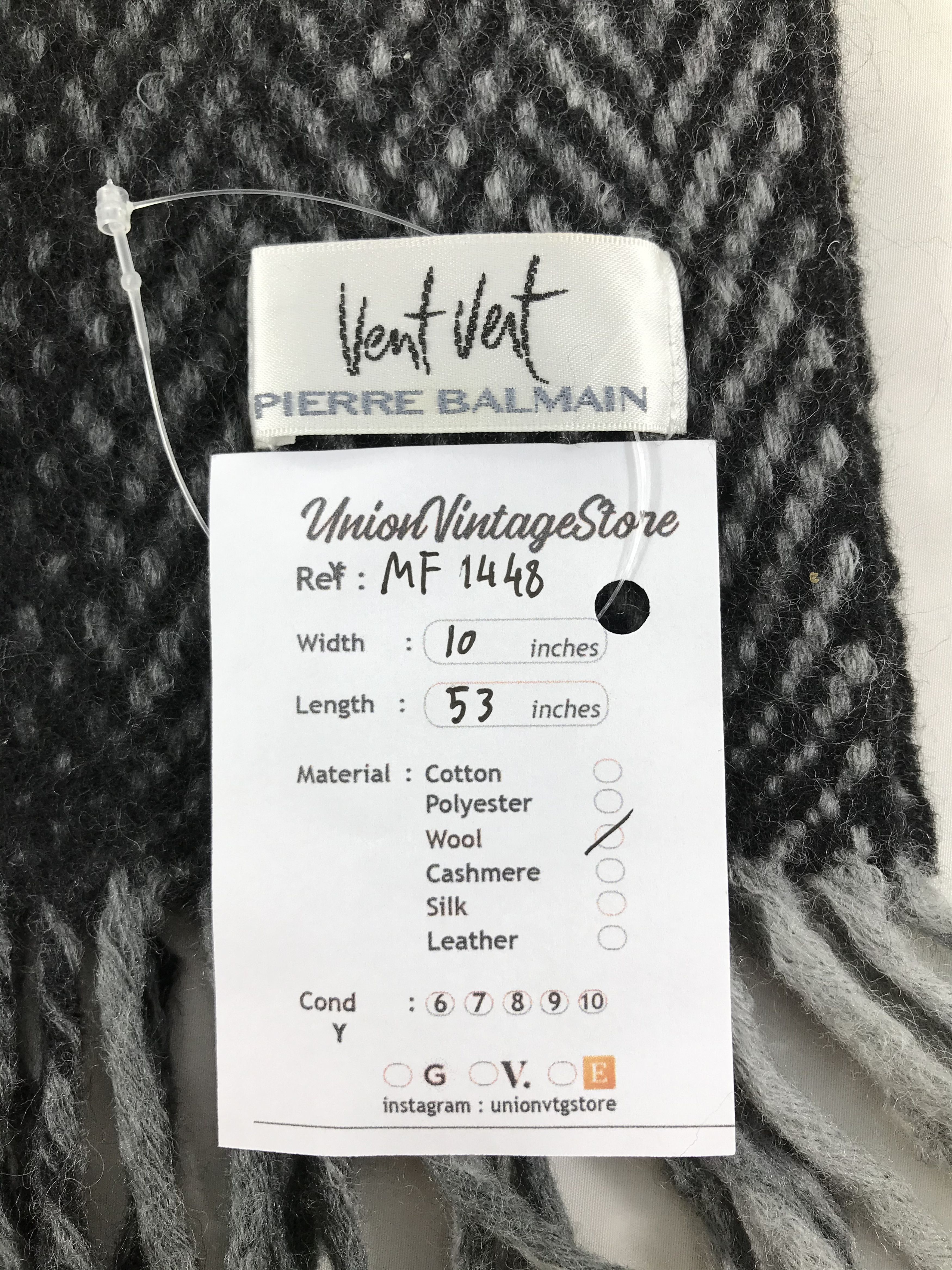 Pierre Balmain Vintage Pierre Balmain Scarf/Muffler/Neckwear MF1448 Size ONE SIZE - 5 Thumbnail