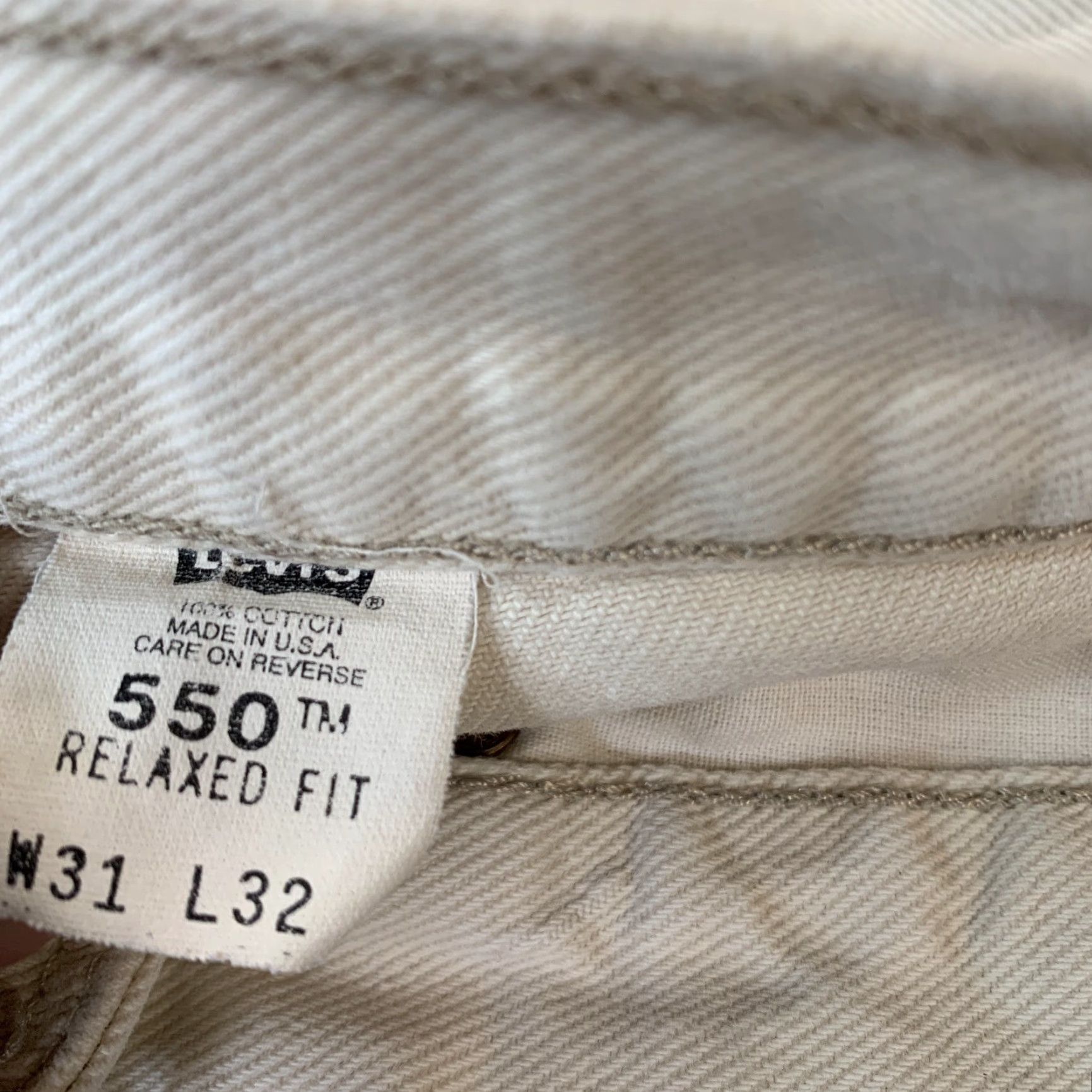 Levi's VINTAGE Levi's 550 Jeans Men Size 31 Relaxed Fit Straight Denim 90s USA Size US 31 - 3 Thumbnail