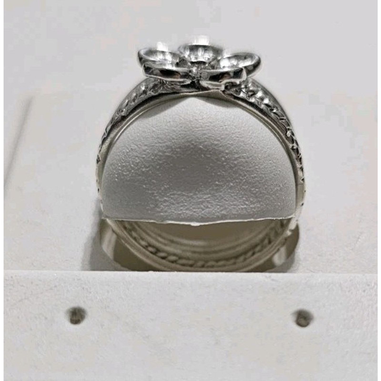 Other Ross-Simons Sterling Silver Multi-Row Flower Ring Size 9 Size ONE SIZE - 5 Thumbnail