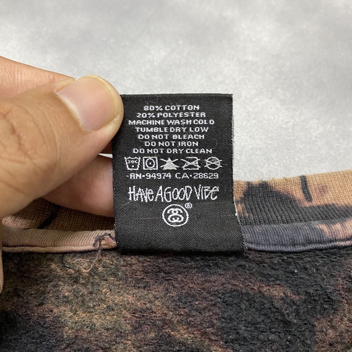 Stussy Stussy Acid Wash Tie Die Distressed Sweatshirt Size US M / EU 48-50 / 2 - 5 Thumbnail