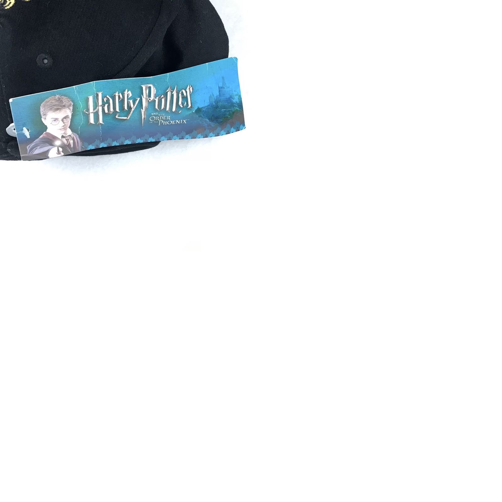 Vintage HARRY POTTER AND THE ORDER OF THE PHOENIX STRAPBACK HAT hogwarts book movie NWT Size ONE SIZE - 9 Thumbnail