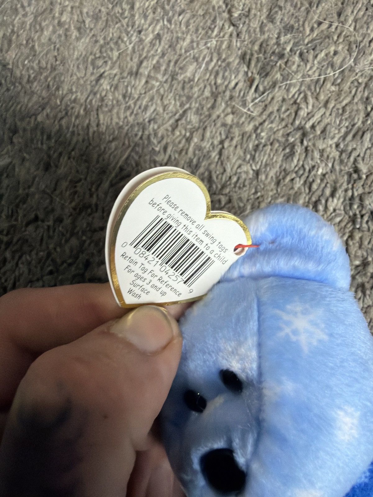 Vintage 1999 Ty 1999 Holiday Teddy Beanie Baby Size ONE SIZE - 5 Thumbnail