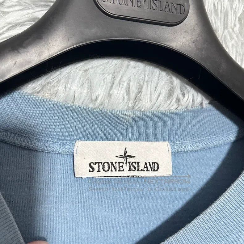 Stone Island Stone Island Round neck sweater basic sweater blue L code Size US L / EU 52-54 / 3 - 4 Thumbnail