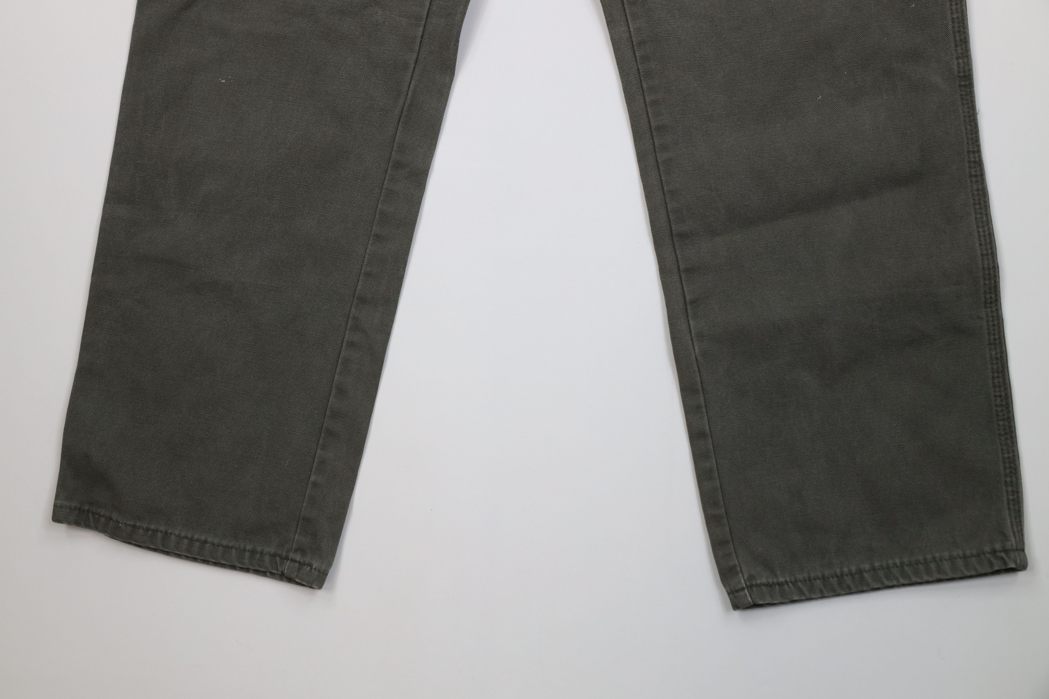 Dickies Vintage Y2K Dickies Wide Leg Canvas Dungaree Pants Green Size US 36 / EU 52 - 4 Thumbnail