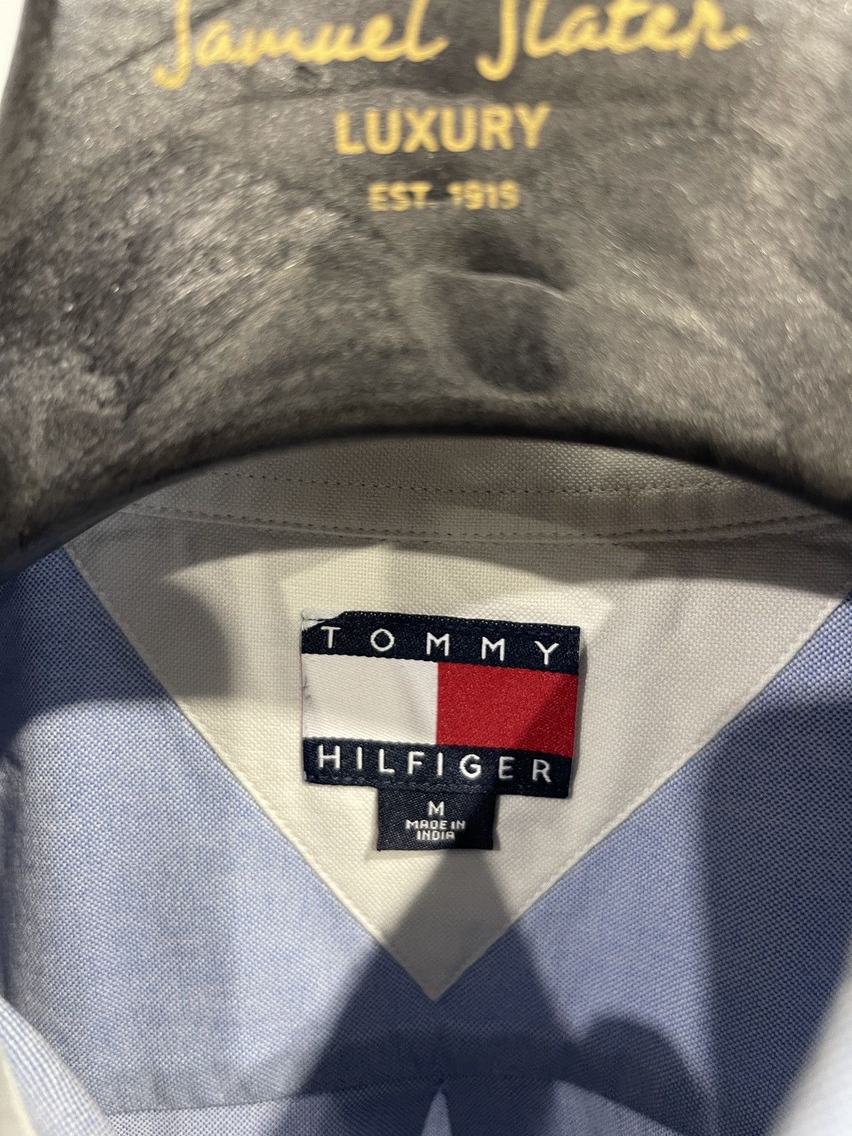 Tommy Hilfiger Vintage Tommy Hilfiger Oxford Shirt Blue Button Down Size M Size US M / EU 48-50 / 2 - 4 Thumbnail