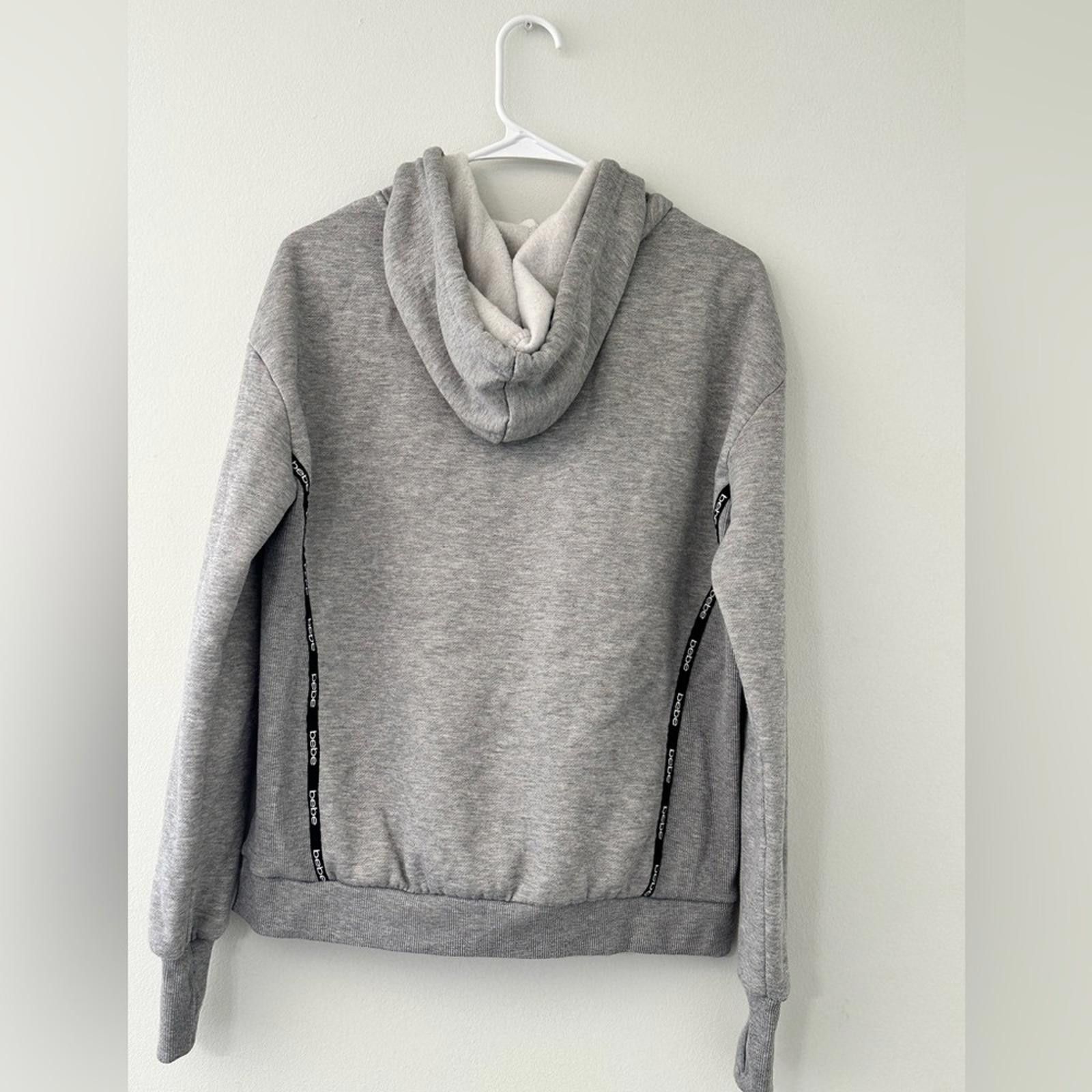 Bebe Bebe Sport Gray Hoodie Size M Size M / US 6-8 / IT 42-44 - 3 Thumbnail