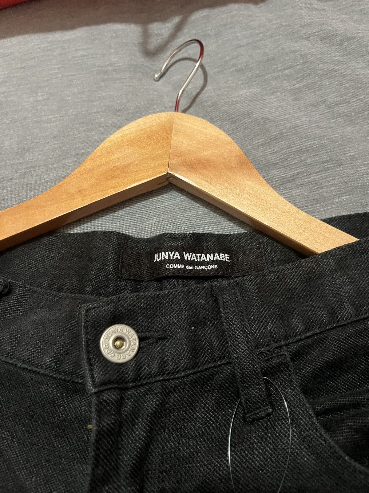 Comme des Garcons Junya Watanabe Comme des Garçons Linen Trousers Size US 29 - 4 Thumbnail