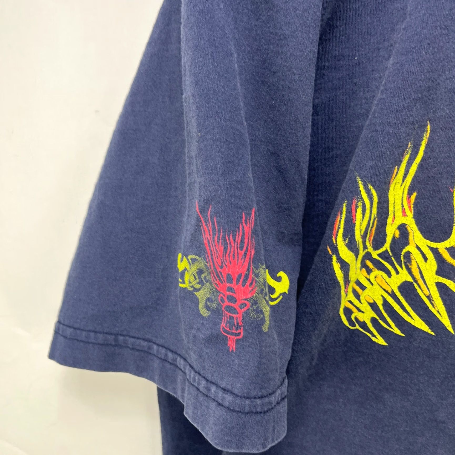 Vintage VINTAGE No Boundaries Dragon Flames Shirt L Mens Blue 90s Skater T-Shirt Size US L / EU 52-54 / 3 - 6 Thumbnail
