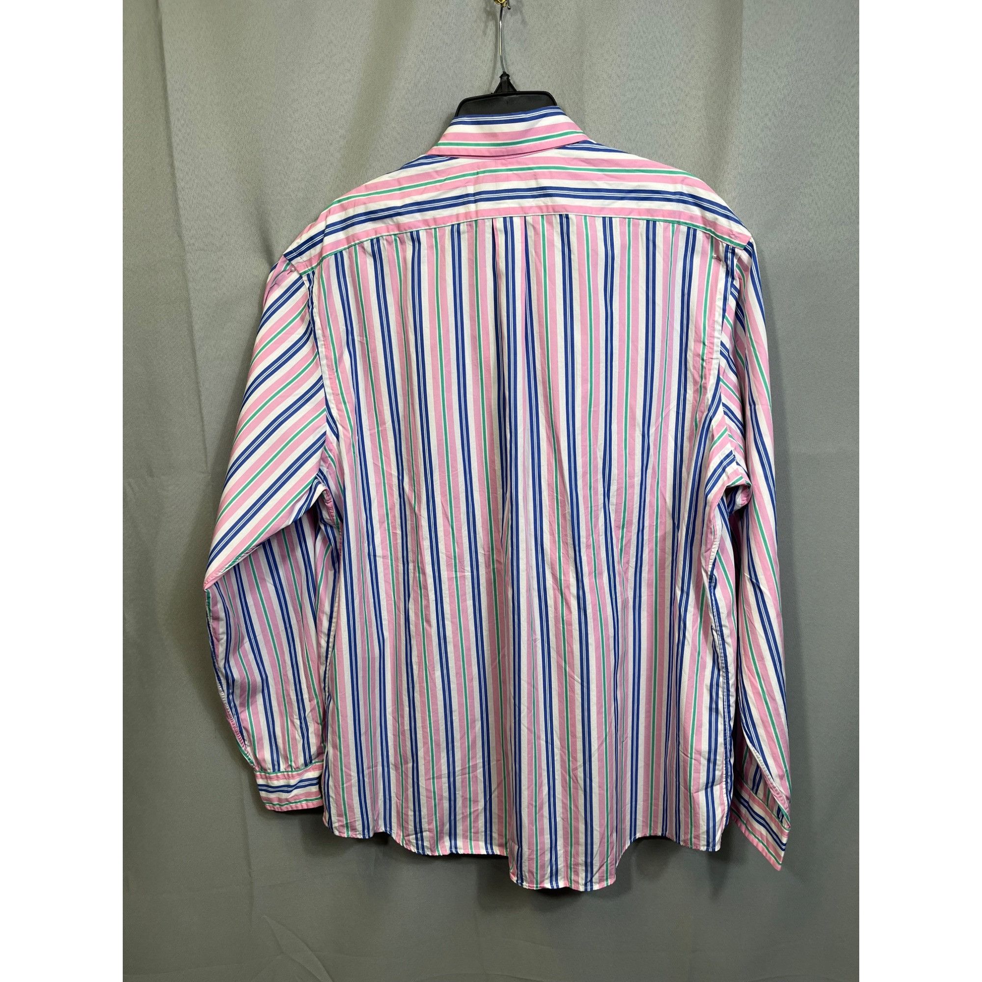 Ralph Lauren Ralph Lauren SKU 7541 Multicolor Striped Dress Shirt Size XX Size US XXL / EU 58 / 5 - 2 Thumbnail