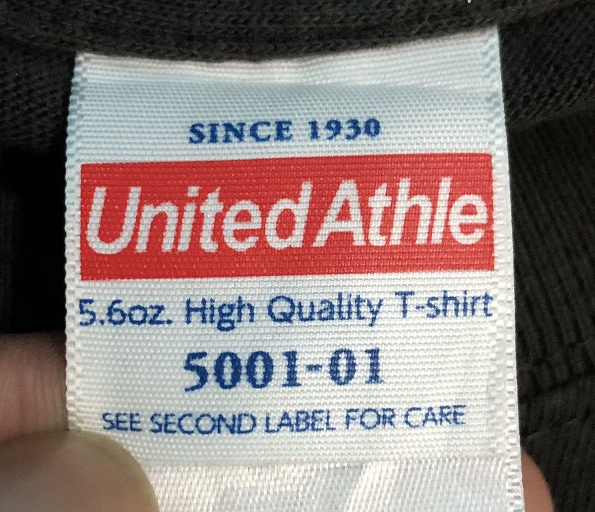 Vintage Vintage United Athle No Fame Is Mortal Be Free T-Shirt Size US XL / EU 56 / 4 - 8 Thumbnail
