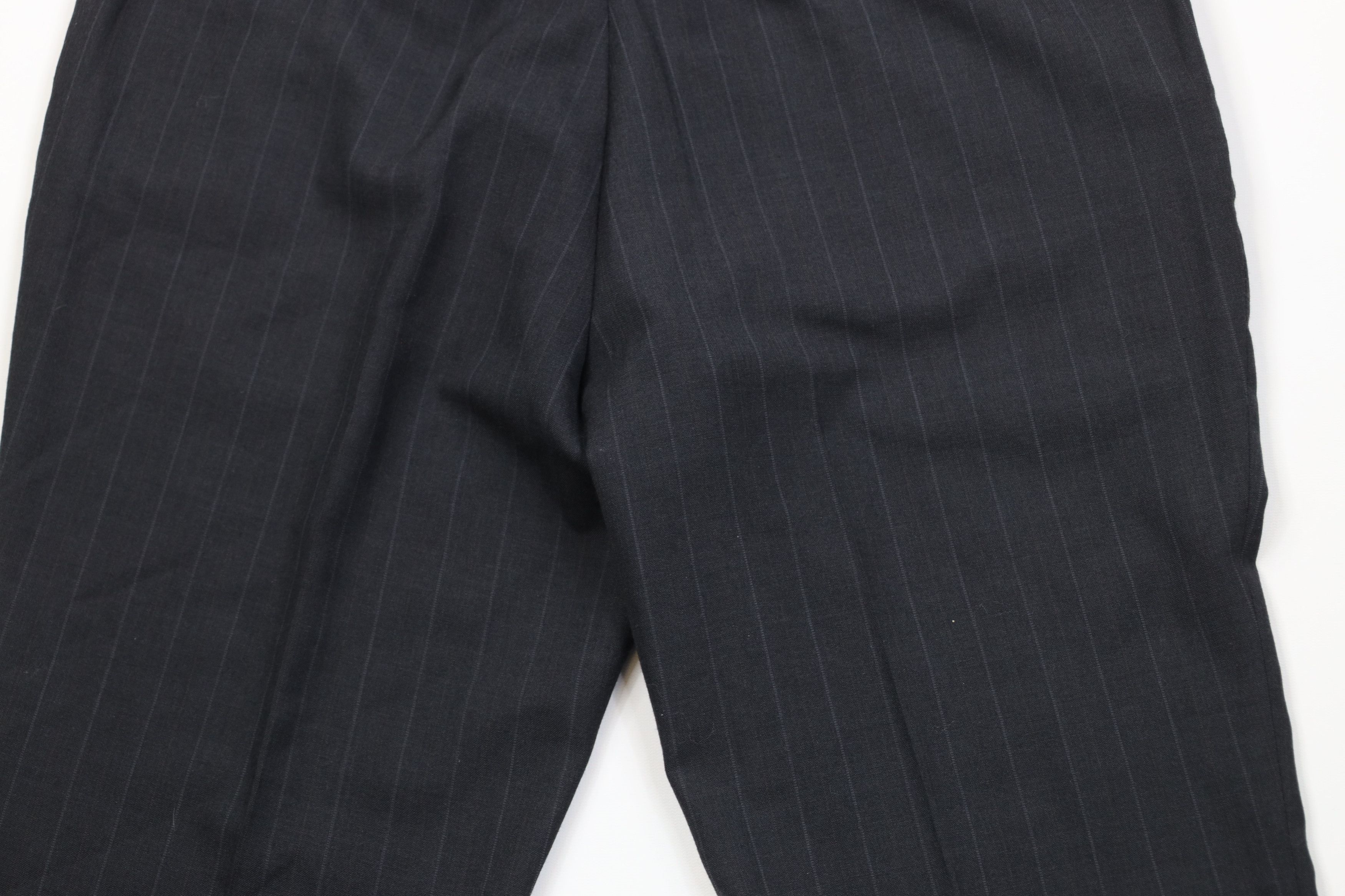 Vintage Vintage 90s Streetwear Knit Pinstriped Wide Leg Chino Pants Size US 38 / EU 54 - 11 Thumbnail