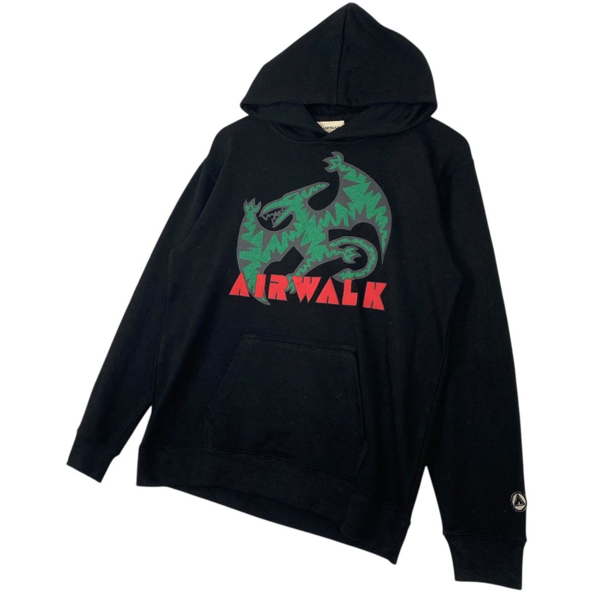 Other Vintage Airwalk Hoodie Sweater Big Logo Black Size M Size US M / EU 48-50 / 2 - 2 Thumbnail