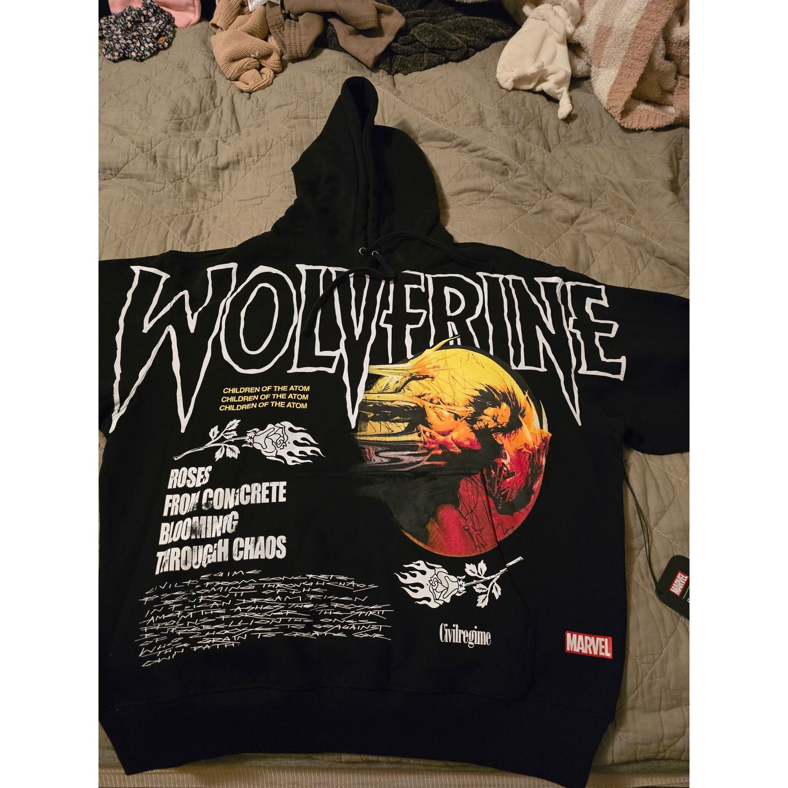 Civil Regime Civil Regime Wolverine Children of the Atom hoodie - Large Size US L / EU 52-54 / 3 - 1 Thumbnail
