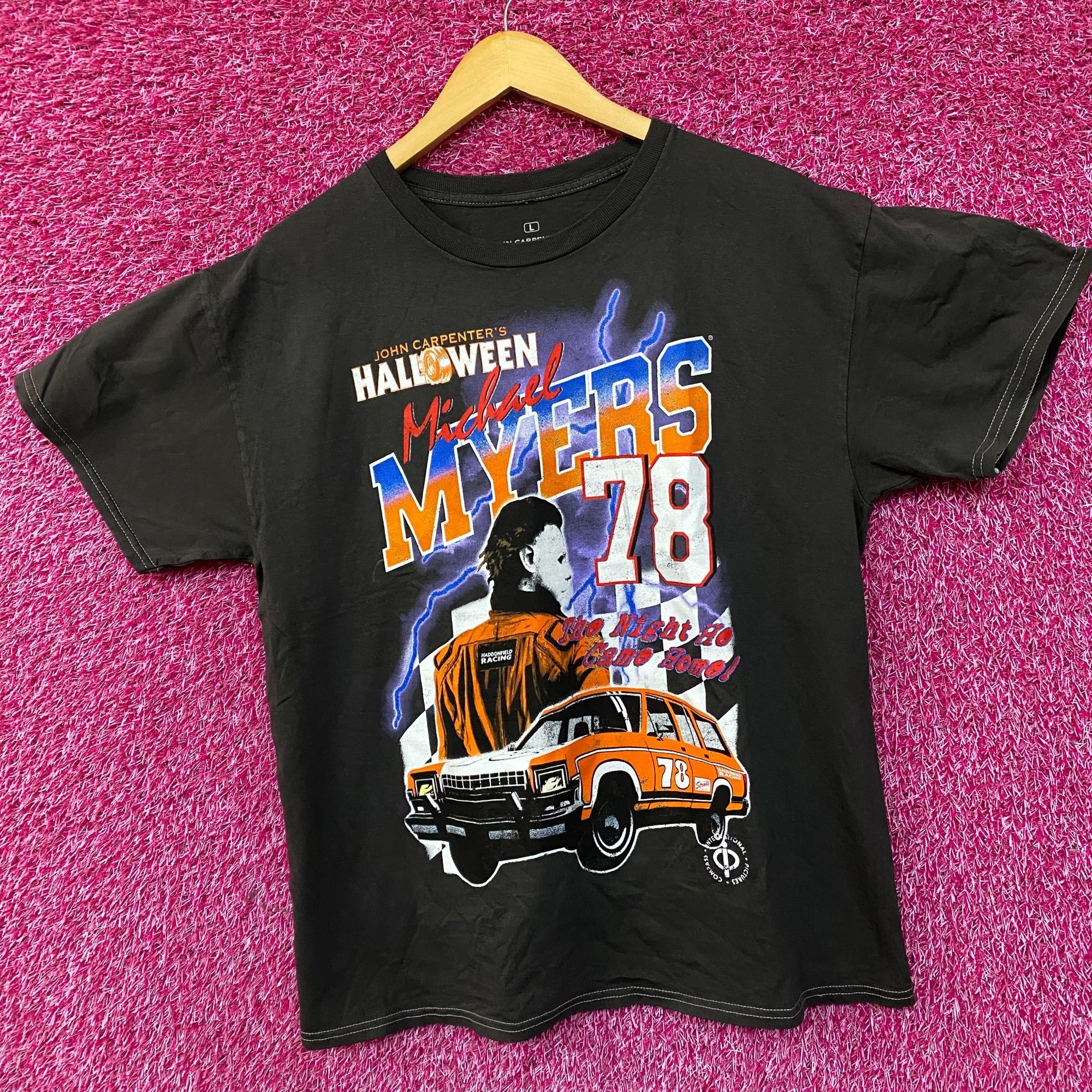 Ripple Junction John Carpenter's Halloween Michael Myers Racing 78 T-Shirt L Size US L / EU 52-54 / 3 - 3 Thumbnail