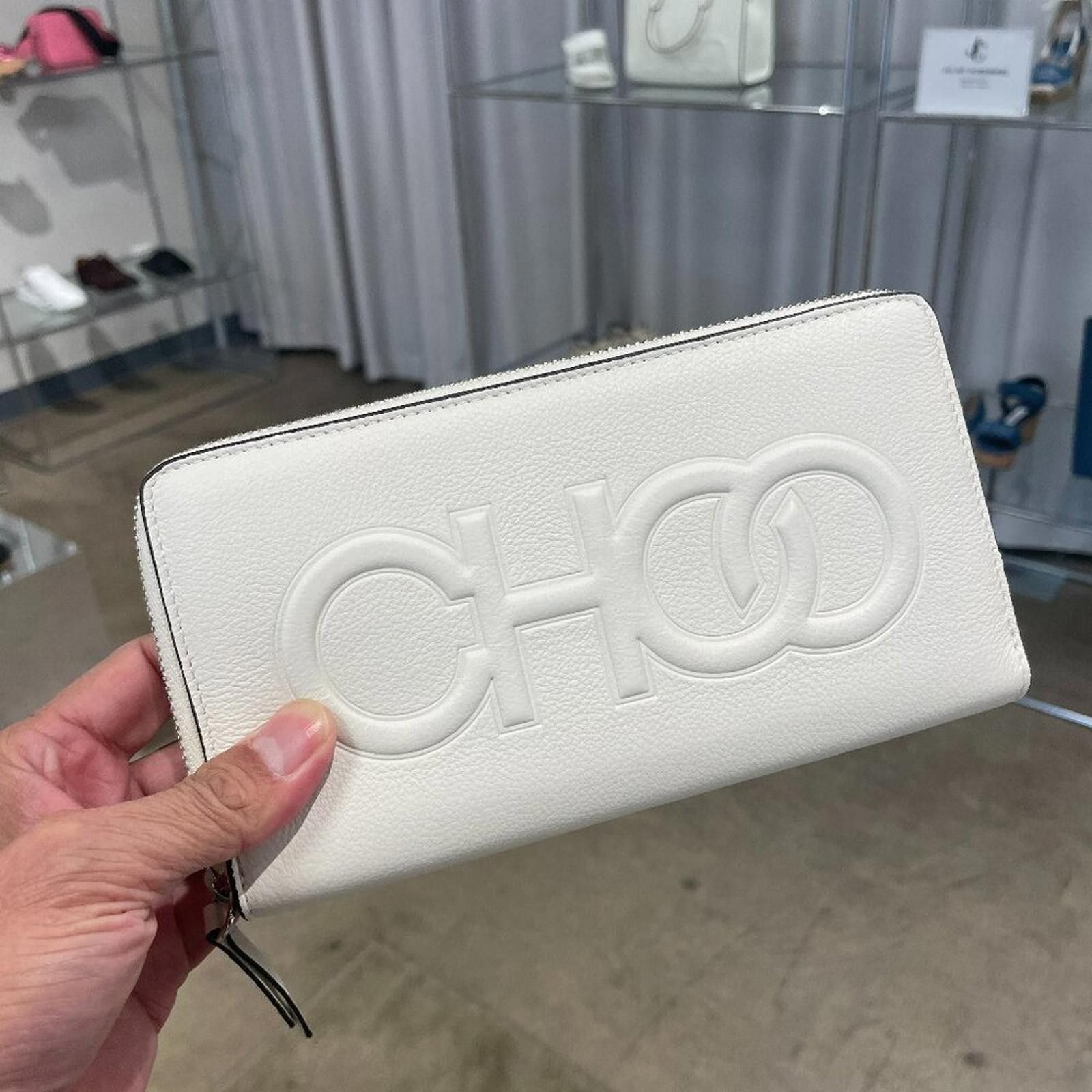 Jimmy Choo NWT JIMMY CHOO BETTINA LEATHER WALLET Size ONE SIZE - 1 Thumbnail