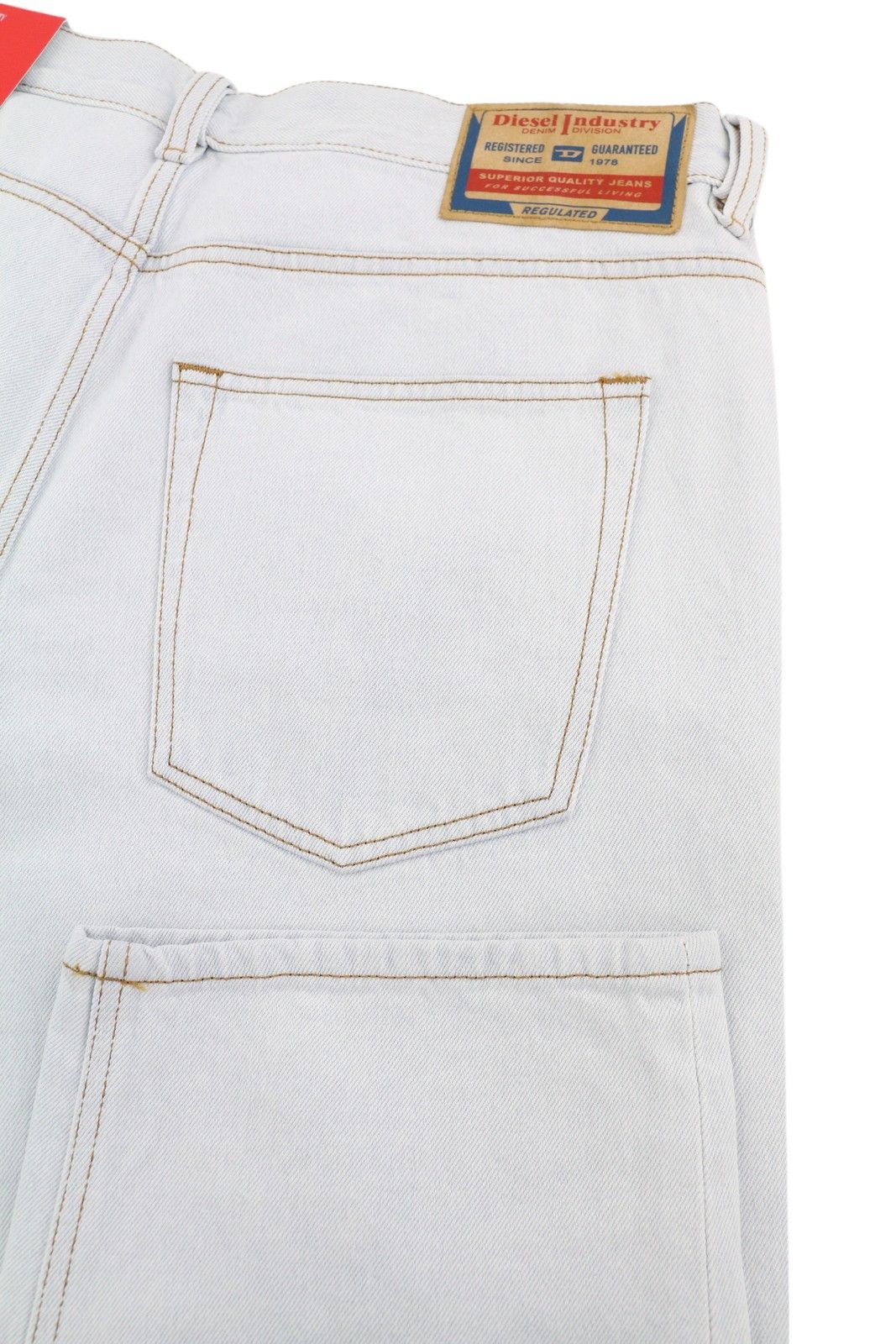 Diesel 2010 0079Z W34/L30 Loose Straight Washed Jeans 40920 Size US 34 / EU 50 - 6 Thumbnail