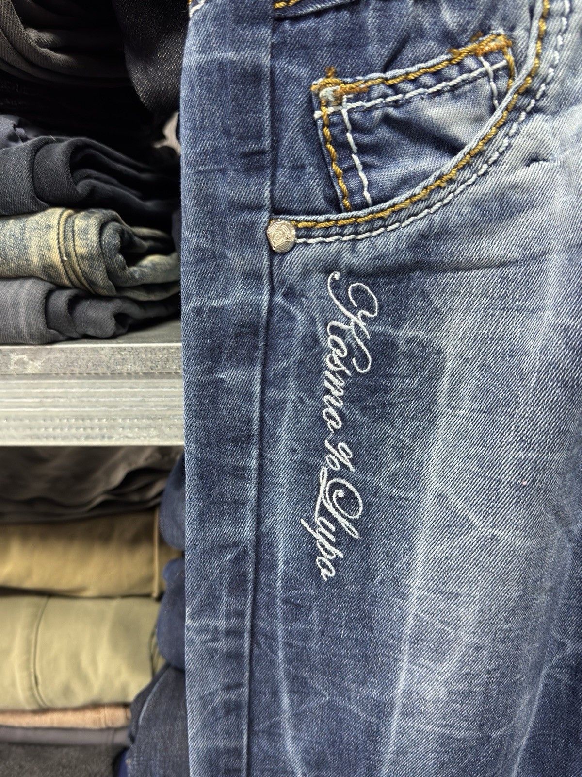Other Kosmo Lupo y2k Denim Zipper Japan Style Distressed Jeans Size US 34 / EU 50 - 6 Thumbnail